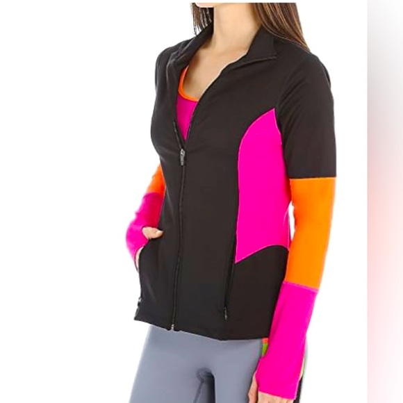 ⭐️ Host Pick ⭐️ SPANX® | Mod Bod Jacket - Black & Pink Pow - Picture 6 of 8